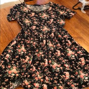 Pattern skater dress